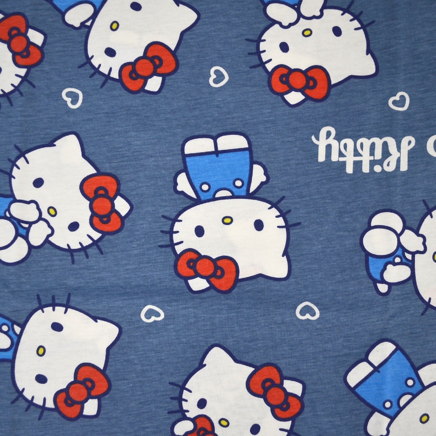 ハローキティ Tシャツ ワンピース 半袖 総柄 部屋着 ルームウェア サンリオ キャラクターズ レディース hk1752-252