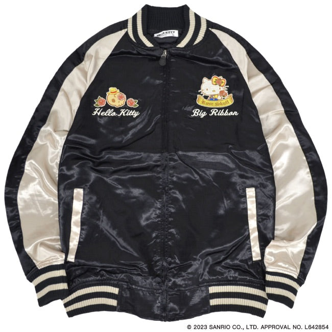 サンリオ キャラクターズ ハローキティ 刺繍 スカジャン 羽織 アウター SUKAJAN ジャケット サンリオ キャラクターズ hk1803-673