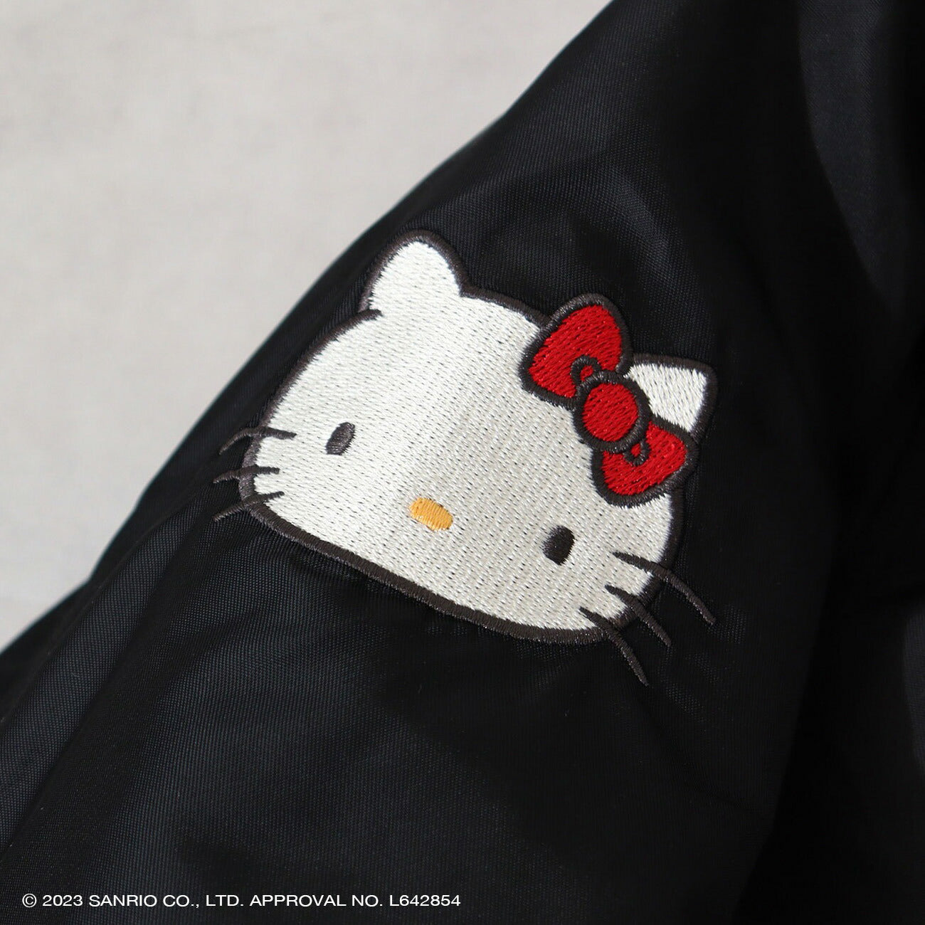 ハローキティ MA-1 ワッペン刺繍 アウター ジャケット 春秋冬 サンリオキャラクターズ hk1834-706