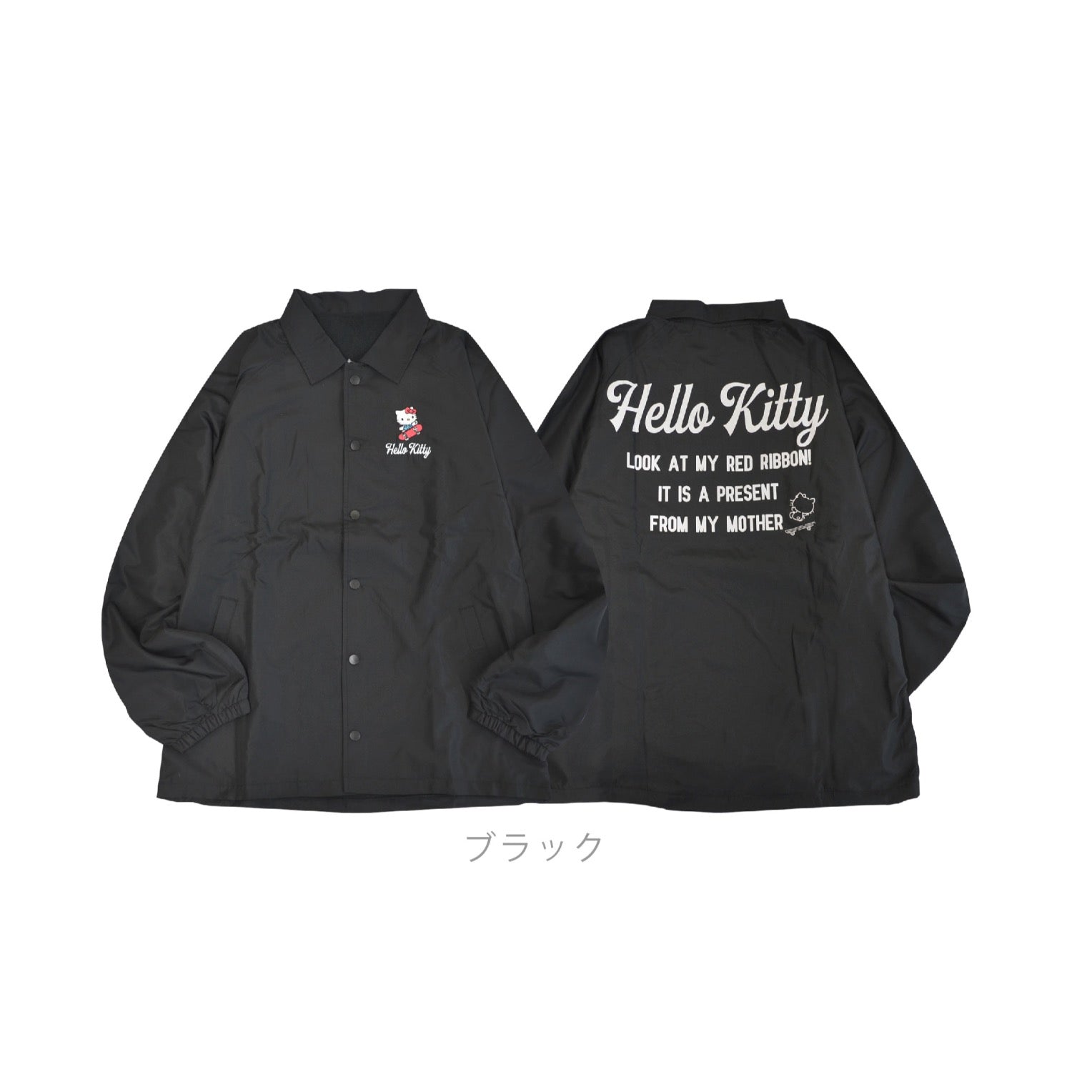 ハローキティ コーチジャケット アウター 長袖 プリント サンリオ キャラクターズ SANRIO hk1853-22