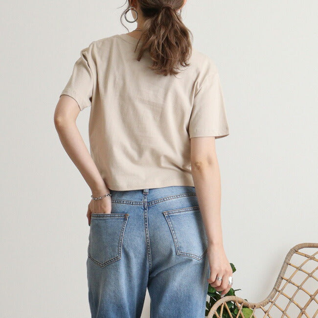 ハローキティ Tシャツ サンリオ キャラクターズ ちびT レディース ショート丈 ワイド幅 半袖 hk2142-339