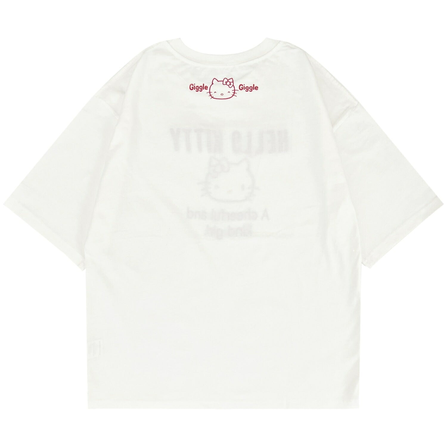 ハローキティ レディース 刺繍 半袖 Tシャツ カットソー ゆったりめサイズ 春夏 サンリオキャラクターズ hk2162-74