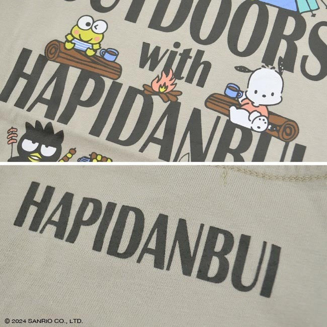 はぴだんぶい Tシャツ プリント 半袖 サンリオ キャラクターズ hv1132-243