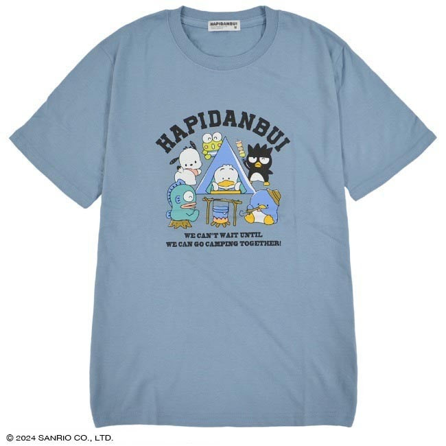 はぴだんぶい Tシャツ プリント 半袖 サンリオ キャラクターズ hv1132-243