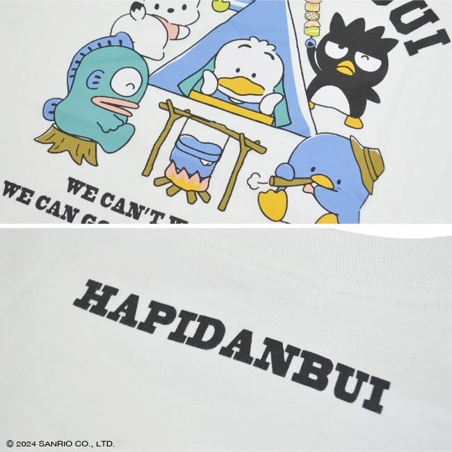 はぴだんぶい Tシャツ プリント 半袖 サンリオ キャラクターズ hv1132-243