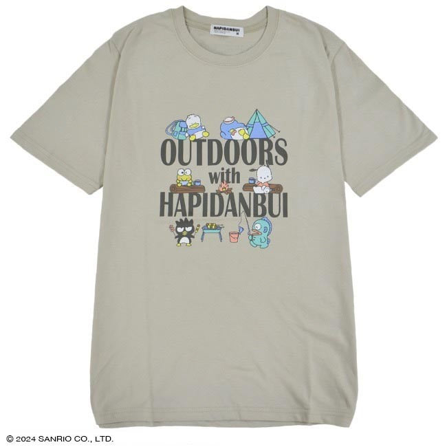はぴだんぶい Tシャツ プリント 半袖 サンリオ キャラクターズ hv1132-243