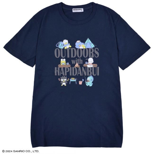 はぴだんぶい Tシャツ プリント 半袖 サンリオ キャラクターズ hv1132-243