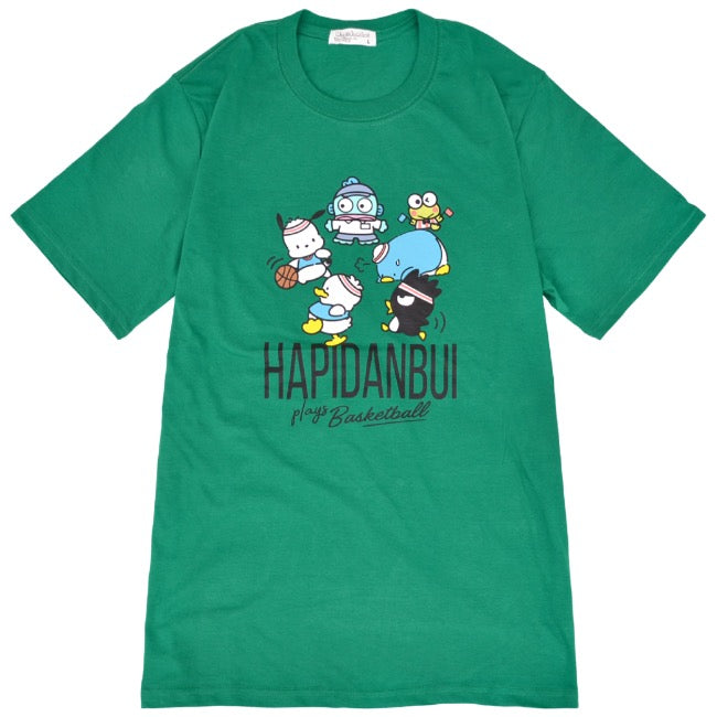 はぴだんぶい Tシャツ 半袖 プリント M L LL サンリオ キャラクターズ hv1142-206