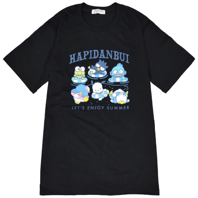 はぴだんぶい Tシャツ 半袖 プリント M L LL サンリオ キャラクターズ hv1142-206