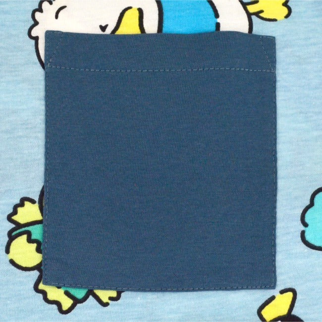 はぴだんぶい Tシャツ 総柄 半袖 サンリオ キャラクターズ プリント メンズ レディース hv1142-292