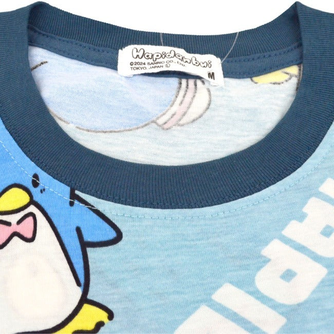はぴだんぶい Tシャツ 総柄 半袖 サンリオ キャラクターズ プリント メンズ レディース hv1142-292
