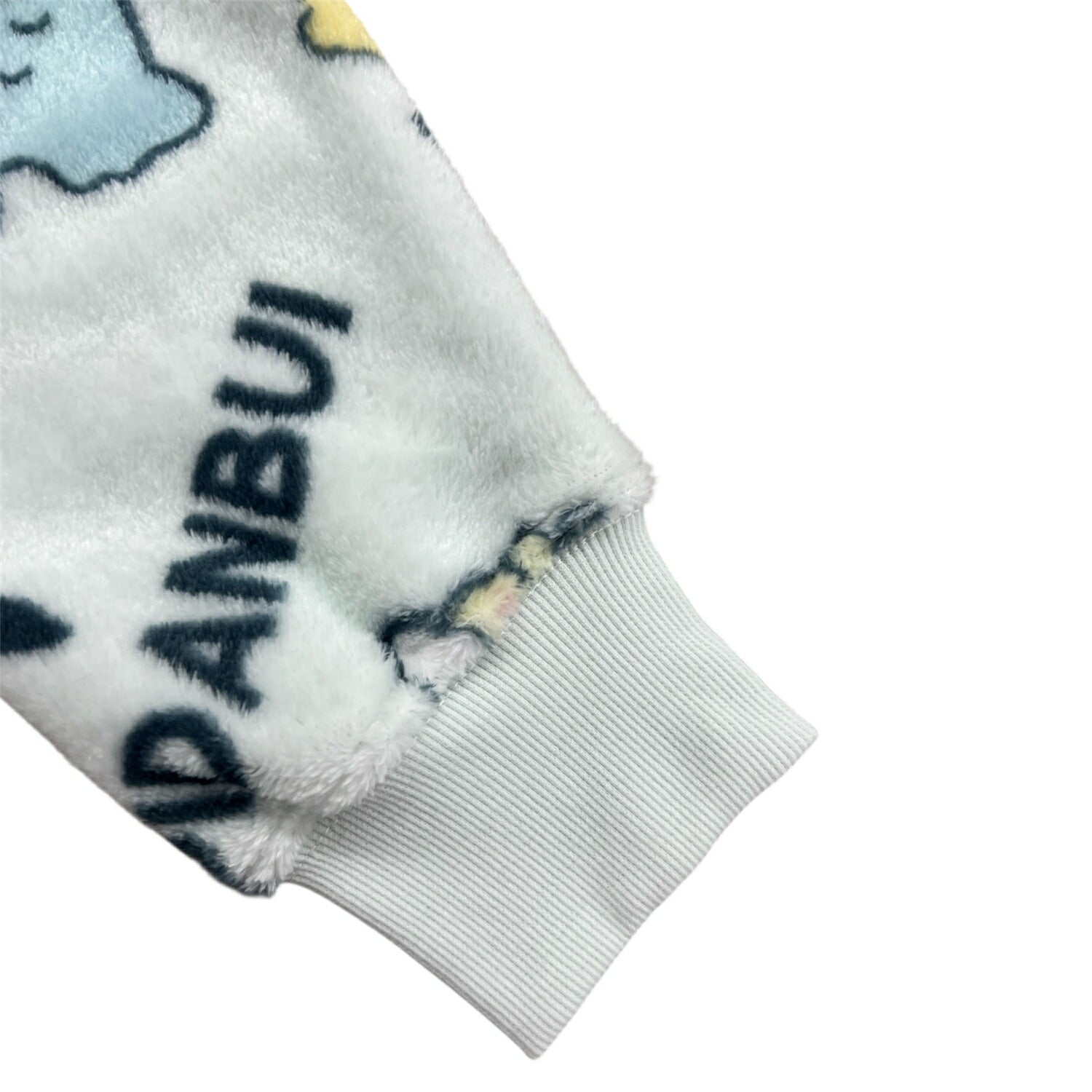 はぴだんぶい 総柄 もこふわ 上下セット プリント ボアフリース ルームウェア パジャマ サンリオキャラクターズ sanrio hv1654-141