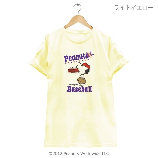 スヌーピー 野球 ベースボール 半袖 Tシャツ メンズ レディース 練習用 ユニフォーム プレゼント 応援 マネージャー 男女兼用 親子コーデ sn1-046