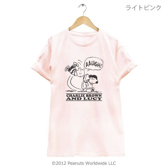チャーリー ブラウン ルーシー 半袖 Tシャツ スヌーピー SNOOPY ピーナッツ PEANUTS ラグビー フットボール 応援 サークル ユニフォームにも メンズ レディース 男女兼用 お揃い sn1-048