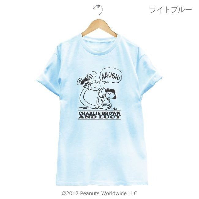 チャーリー ブラウン ルーシー 半袖 Tシャツ スヌーピー SNOOPY ピーナッツ PEANUTS ラグビー フットボール 応援 サークル ユニフォームにも メンズ レディース 男女兼用 お揃い sn1-048