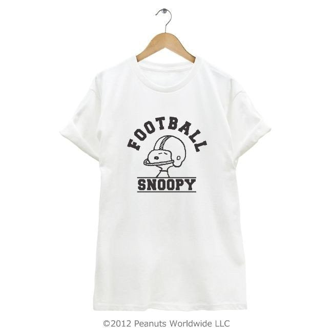 スヌーピー アメフト ラグビー スポーツ 応援 半袖 Tシャツ メンズ レディース 男女兼用 親子 お揃い sn1-049