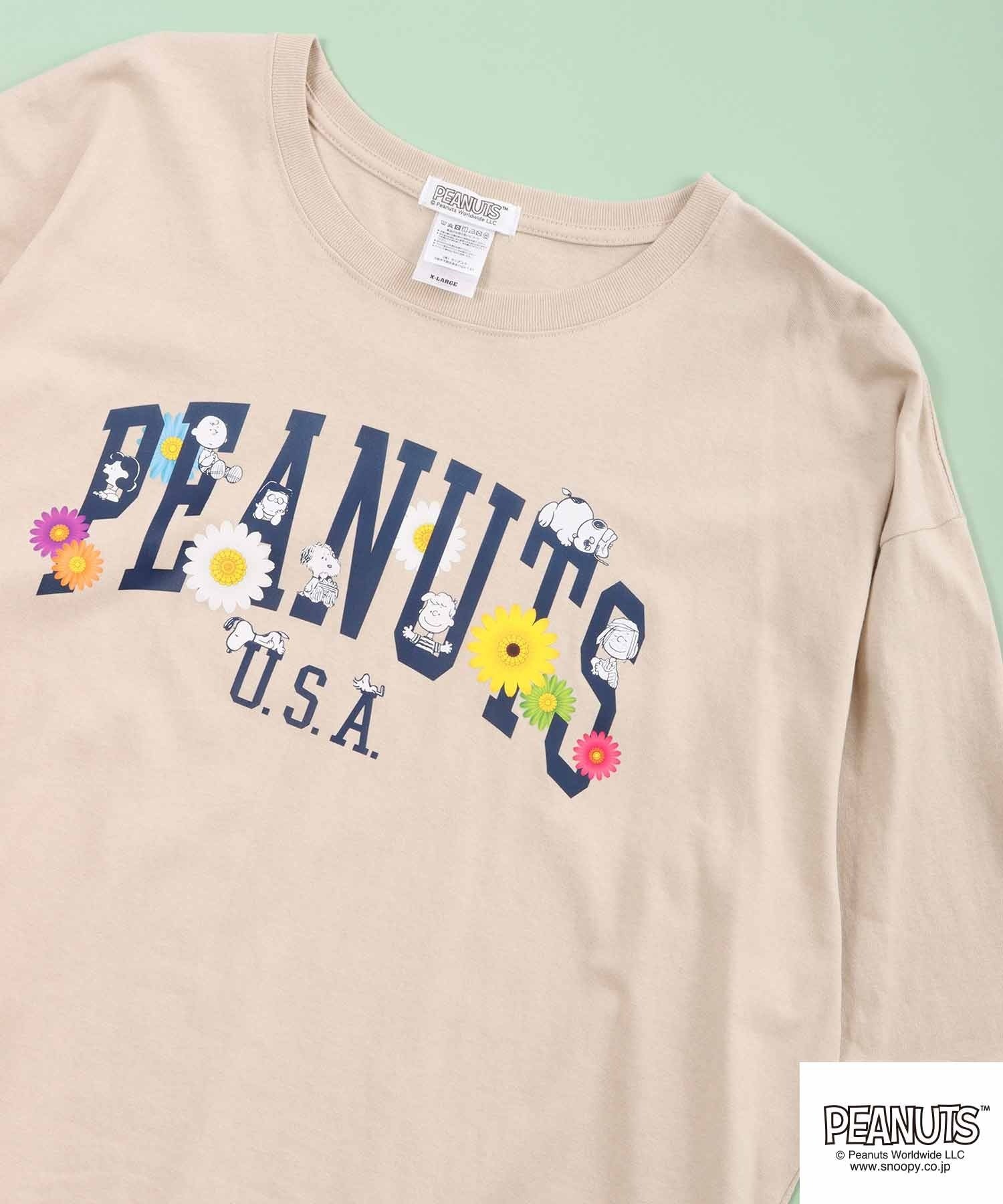 スヌーピー オーバーサイズ Tシャツ 春 夏 メンズ レイヤード ファッション ビッグシルエット 半袖 ビッグtシャツ コットン レディース oe1401-sp6