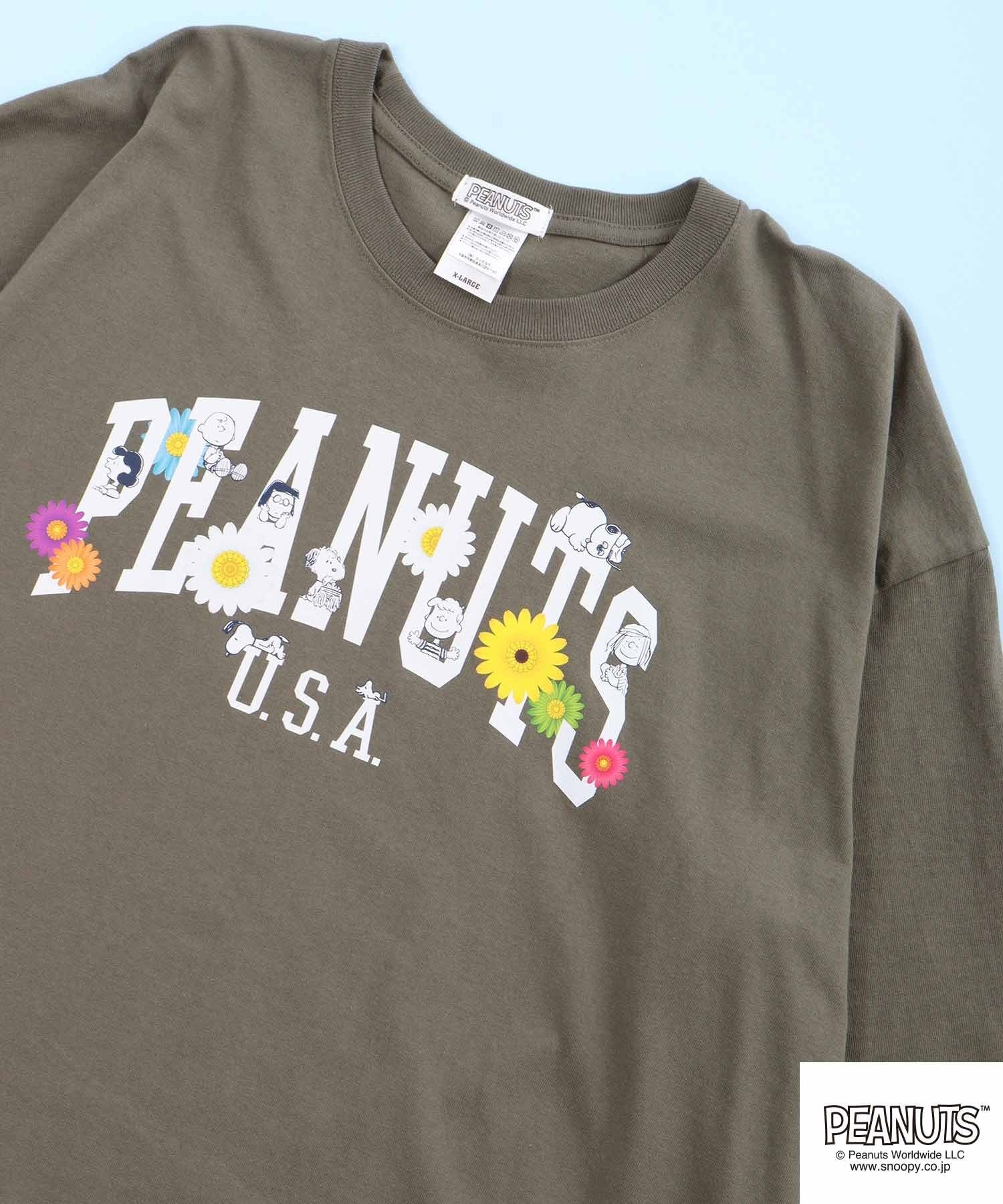 スヌーピー オーバーサイズ Tシャツ 春 夏 メンズ レイヤード ファッション ビッグシルエット 半袖 ビッグtシャツ コットン レディース oe1401-sp6
