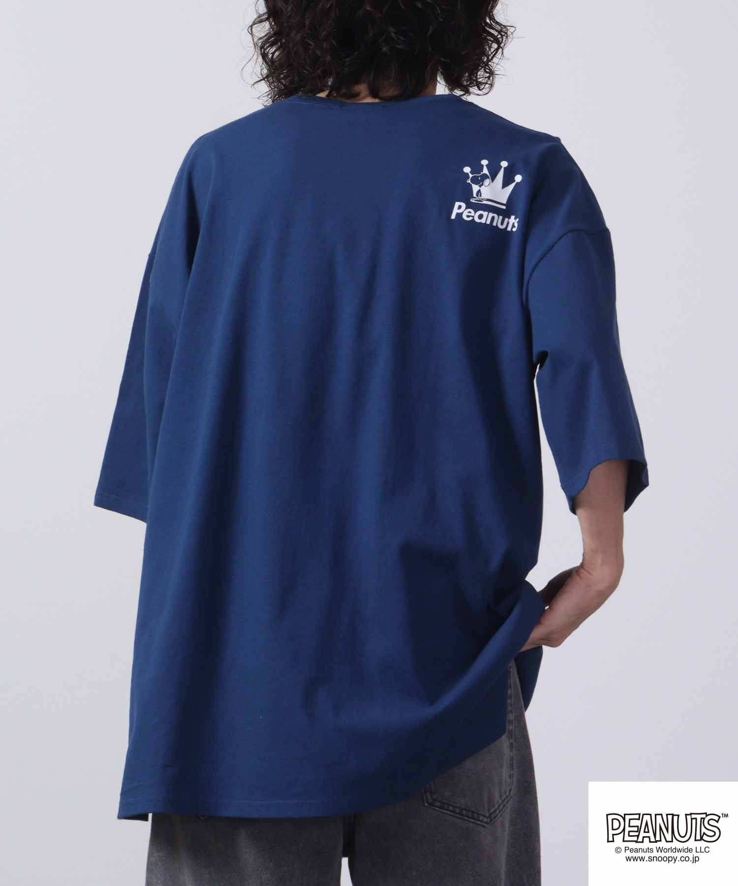 スヌーピー オーバーサイズ Tシャツ 春 夏 メンズ レイヤード ファッション ビッグシルエット 半袖 ビッグtシャツ コットン レディース oe1401-sp6