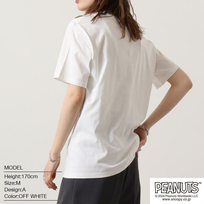 スヌーピー Tシャツ 半袖 プリント SNOOPY PEANUTS s1142-184