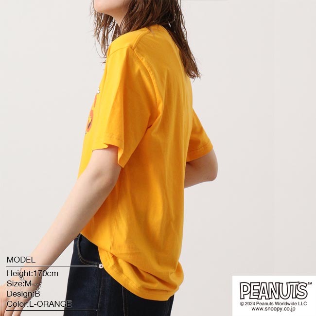 スヌーピー Tシャツ 半袖 プリント SNOOPY PEANUTS s1142-184