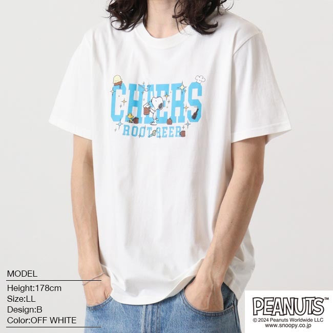 スヌーピー Tシャツ 半袖 プリント SNOOPY PEANUTS s1142-184