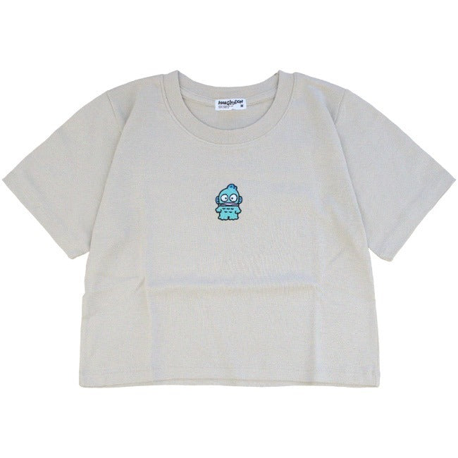ハンギョドン Tシャツ ちびT サンリオ キャラクターズ 刺繍 レディース ショート丈 半袖 hg2142-332