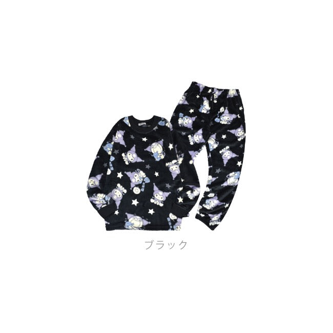 クロミ トレーナー スウェット パンツ フリース セットアップ ルームウェア 部屋着 パジャマ サンリオ キャラクターズ ku1644-99