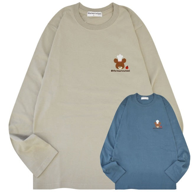 くまのがっこう Tシャツ 長袖 レディース ジャッキー 刺繍 ワンポイント kg2243-107