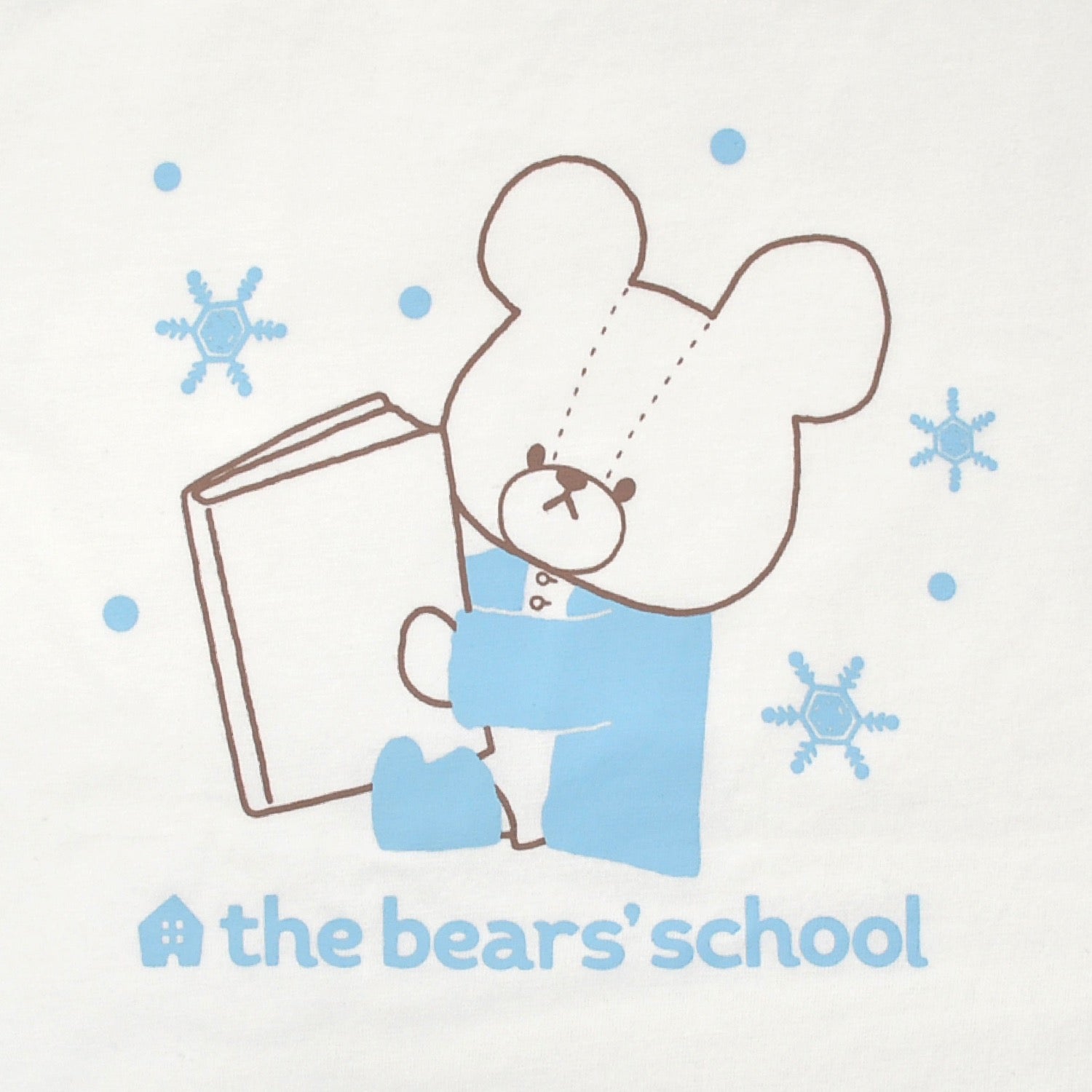 くまのがっこう 長袖 BIG Tシャツ トップス ノルディック ジャッキー プリント kg2243-109