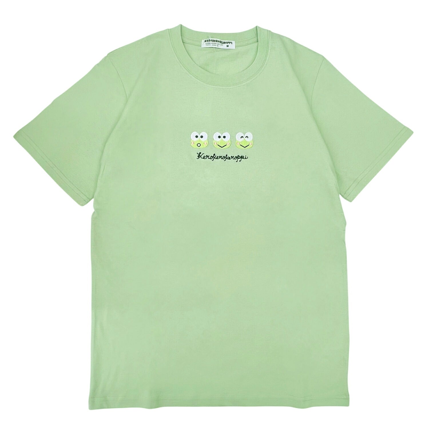 けろけろけろっぴ 半袖 Tシャツ プリント 刺繍 天竺 メンズ レディース サンリオ キャラクターズ keroppi sanrio kk1162-49