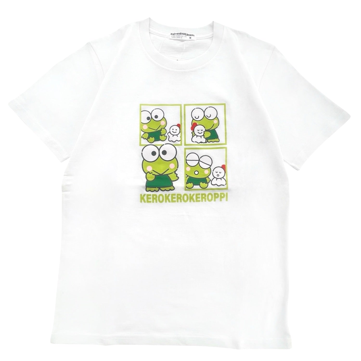 けろけろけろっぴ 半袖 Tシャツ プリント 刺繍 天竺 メンズ レディース サンリオ キャラクターズ keroppi sanrio kk1162-49