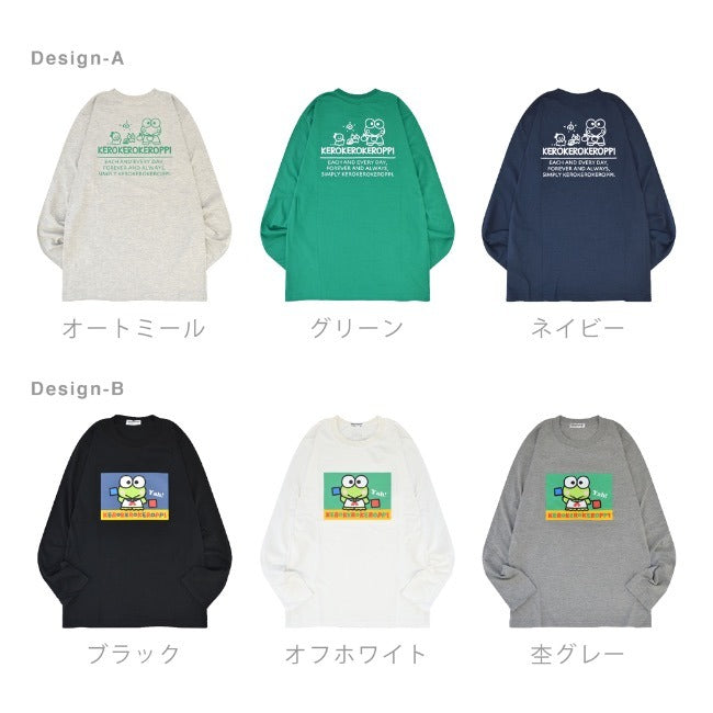 けろけろけろっぴ Tシャツ 長袖 ロンT サンリオ キャラクターズ プリント メンズ レディース kk1243-34