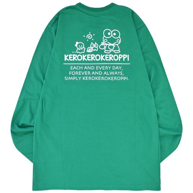 けろけろけろっぴ Tシャツ 長袖 ロンT サンリオ キャラクターズ プリント メンズ レディース kk1243-34