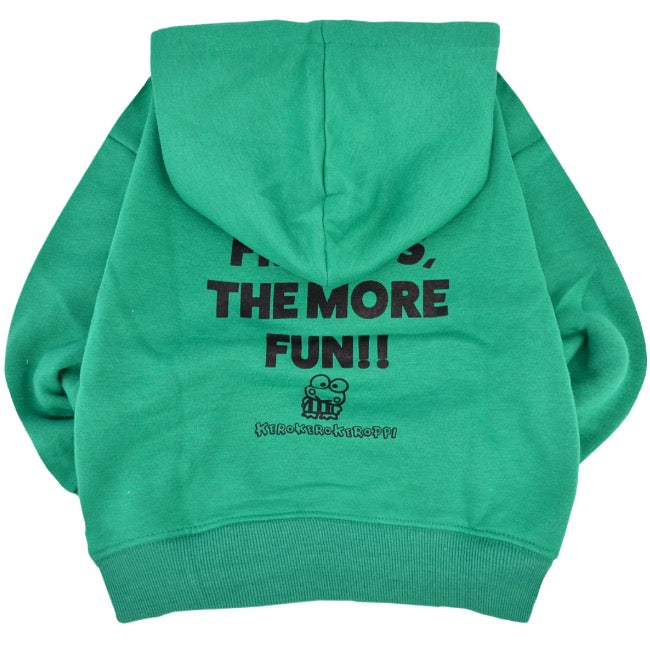 けろけろけろっぴ パーカー 裏起毛 スウェット キッズ 子供 ビッグシルエット オーバーサイズ サンリオ キャラクターズ kk6344-177