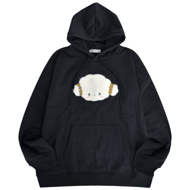 こぎみゅん パーカー 裏起毛 オーバーサイズ 刺繍 ロゴ サンリオ キャラクターズ メンズ レディース km1344-167