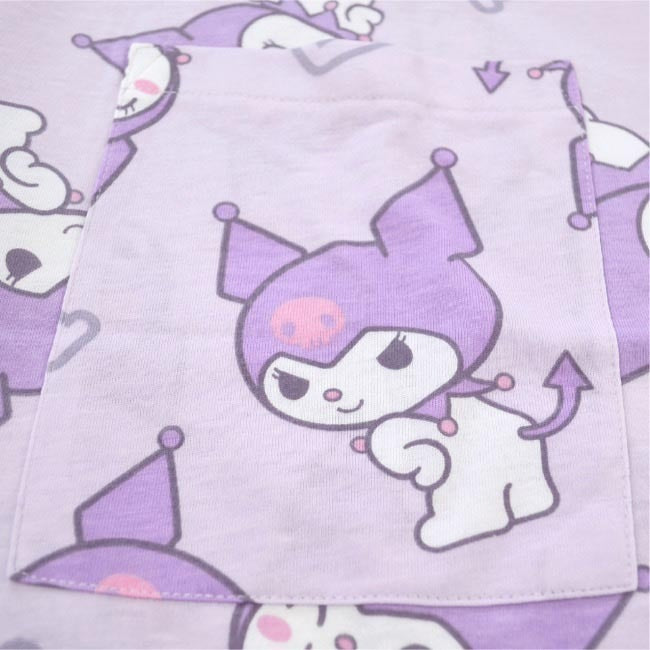 クロミ プリント ビッグTシャツ 半袖 ワンピース サンリオ Sanrio BIG ku1132-21