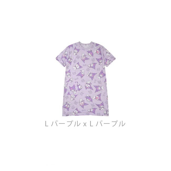 クロミ プリント ビッグTシャツ 半袖 ワンピース サンリオ Sanrio BIG ku1132-21