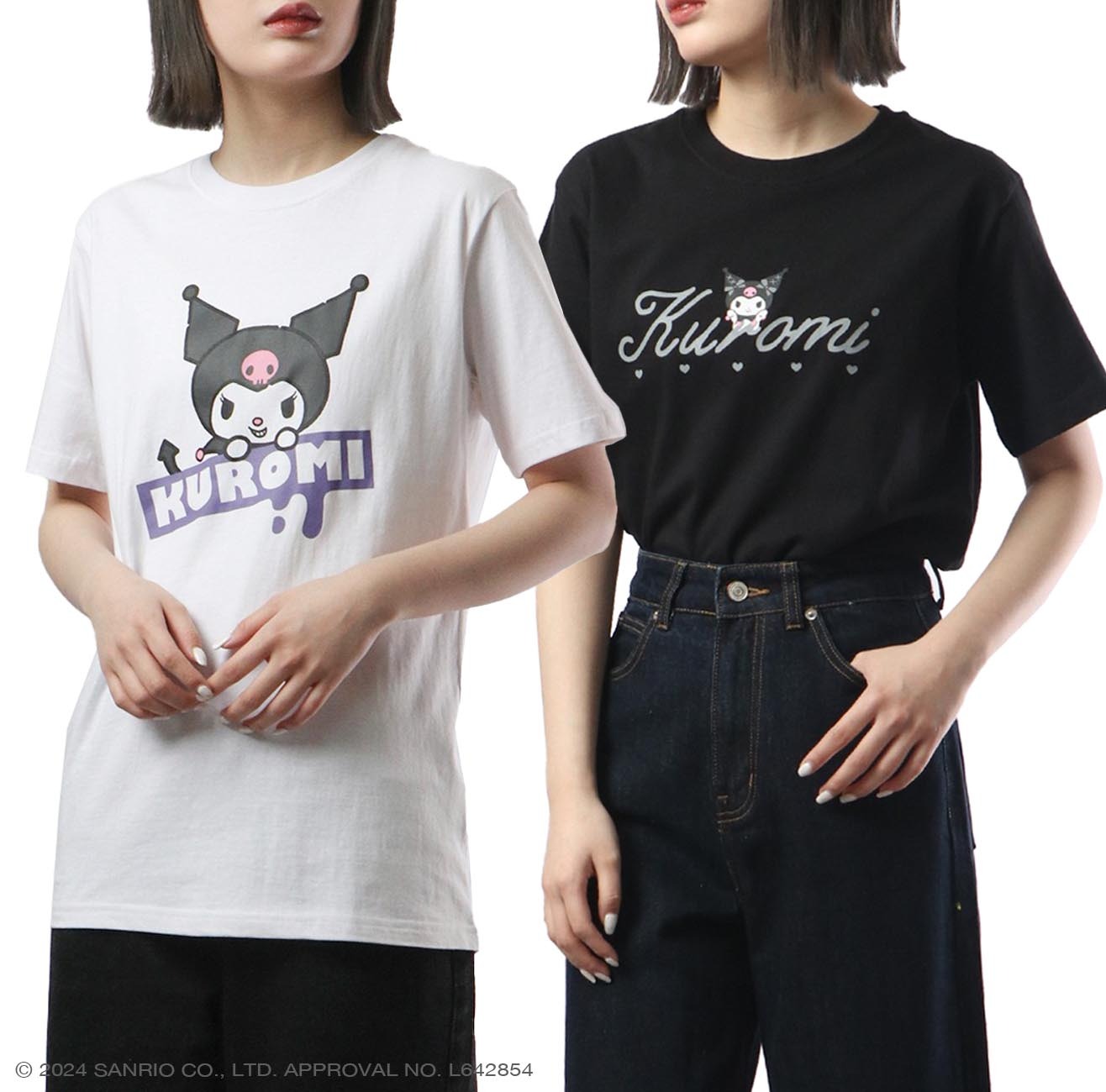 クロミ Tシャツ 半袖 プリント サンリオ キャラクターズ ku1132-250