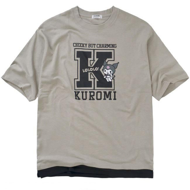 クロミ Tシャツ 半袖 ドロップショルダー トップス プリント サンリオ キャラクターズ ku1132-363