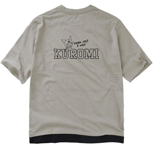 クロミ Tシャツ 半袖 ドロップショルダー トップス プリント サンリオ キャラクターズ ku1132-363