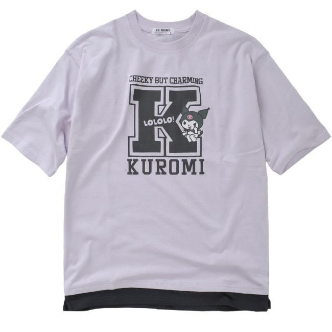 クロミ Tシャツ 半袖 ドロップショルダー トップス プリント サンリオ キャラクターズ ku1132-363