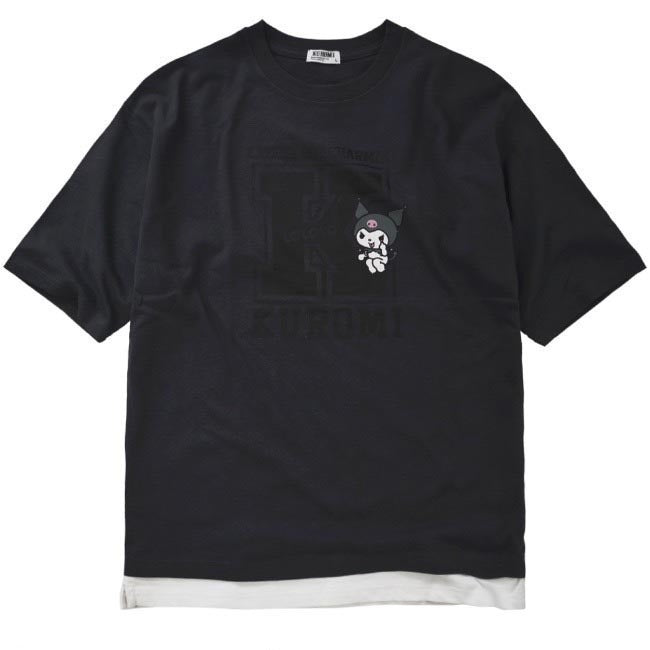 クロミ Tシャツ 半袖 ドロップショルダー トップス プリント サンリオ キャラクターズ ku1132-363