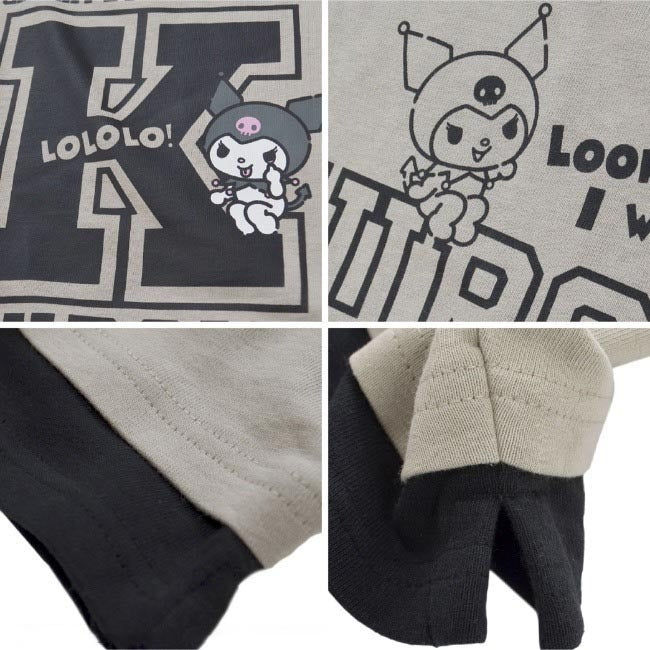 クロミ Tシャツ 半袖 ドロップショルダー トップス プリント サンリオ キャラクターズ ku1132-363