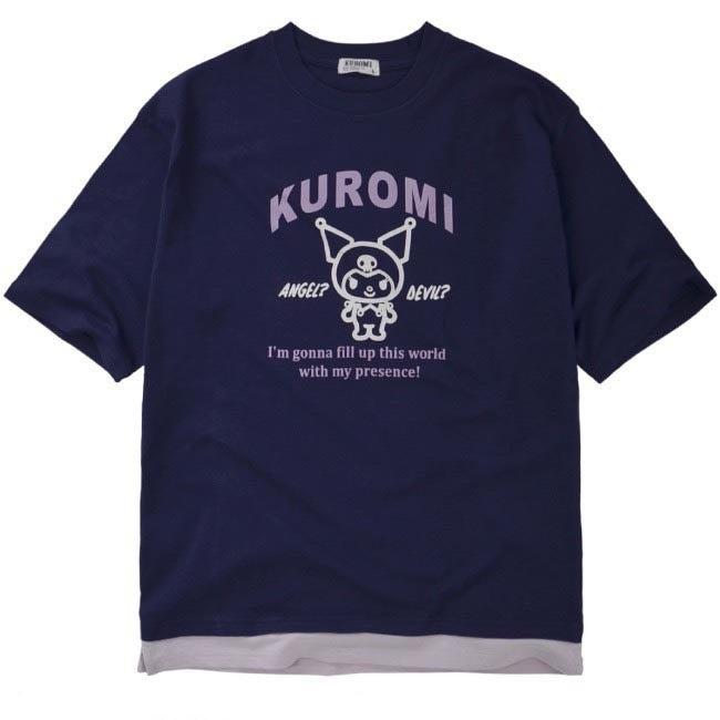 クロミ Tシャツ 半袖 ドロップショルダー トップス プリント サンリオ キャラクターズ ku1132-363