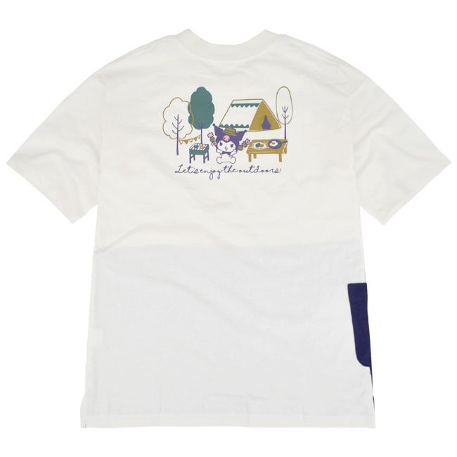 クロミ ビッグシルエット Tシャツ 半袖 ポケット付 Kuromi サンリオ キャラクターズ ku1132-365