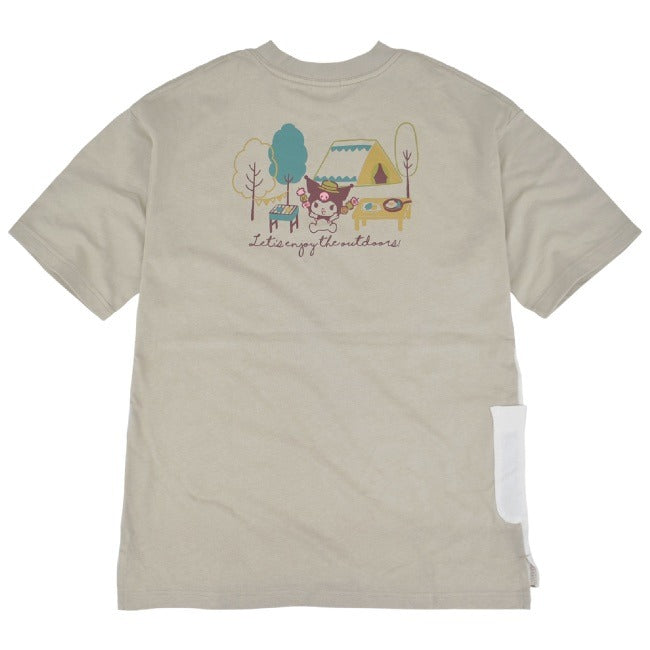 クロミ ビッグシルエット Tシャツ 半袖 ポケット付 Kuromi サンリオ キャラクターズ ku1132-365