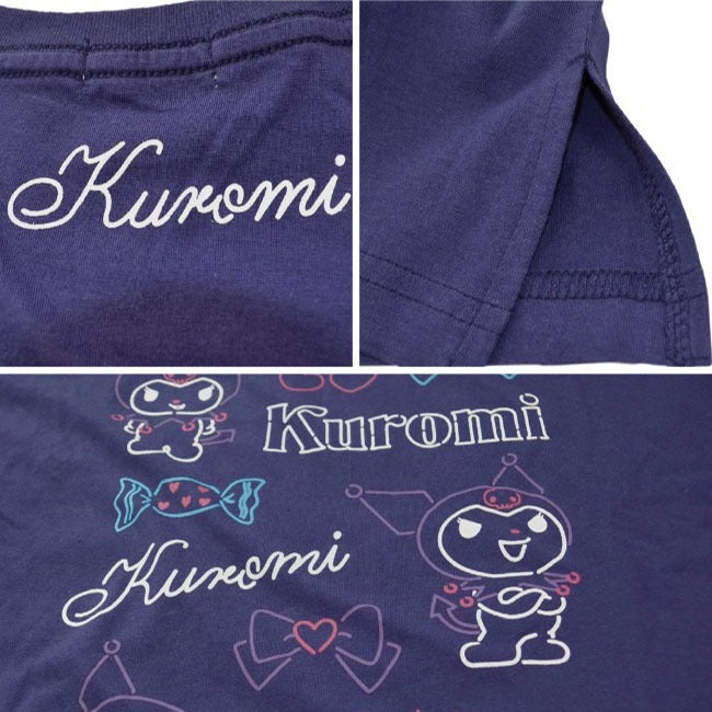 クロミ キングビッグ 七分袖 Tシャツ 半袖 サンリオ キャラクターズ ku1132-368