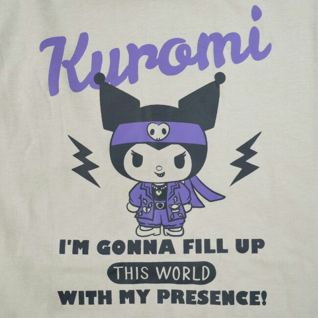 クロミ BIG Tシャツ 半袖 プリント トップス ラグラン サンリオ キャラクターズ ku1132-369