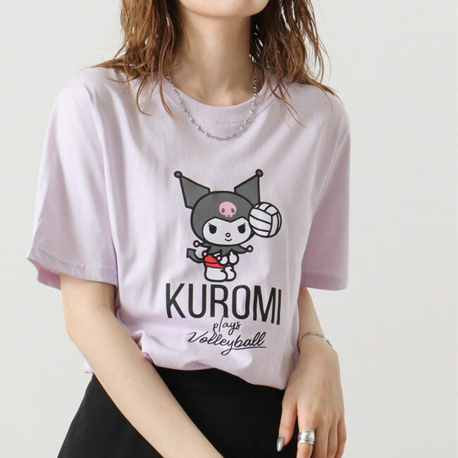 クロミ Tシャツ 半袖 プリント M L LL サンリオ キャラクターズ ku1142-207